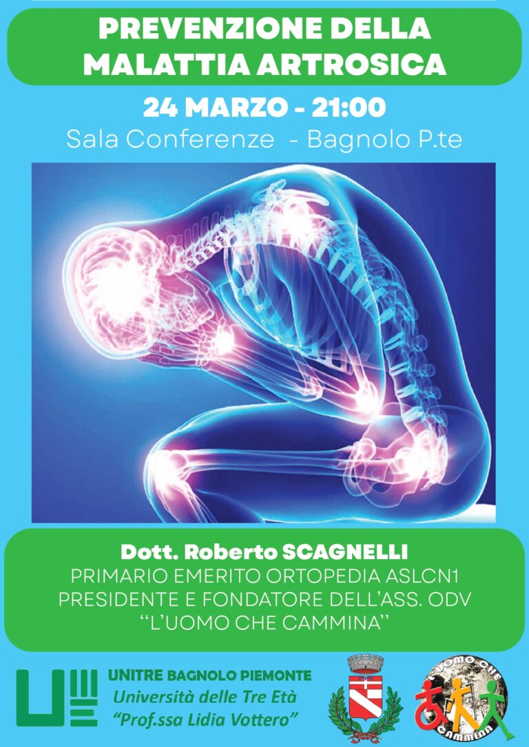 PREVENZIONE DELLA MALATTIA ARTROSICA